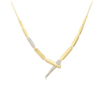 Infinity Knife Edge Overlay Necklace