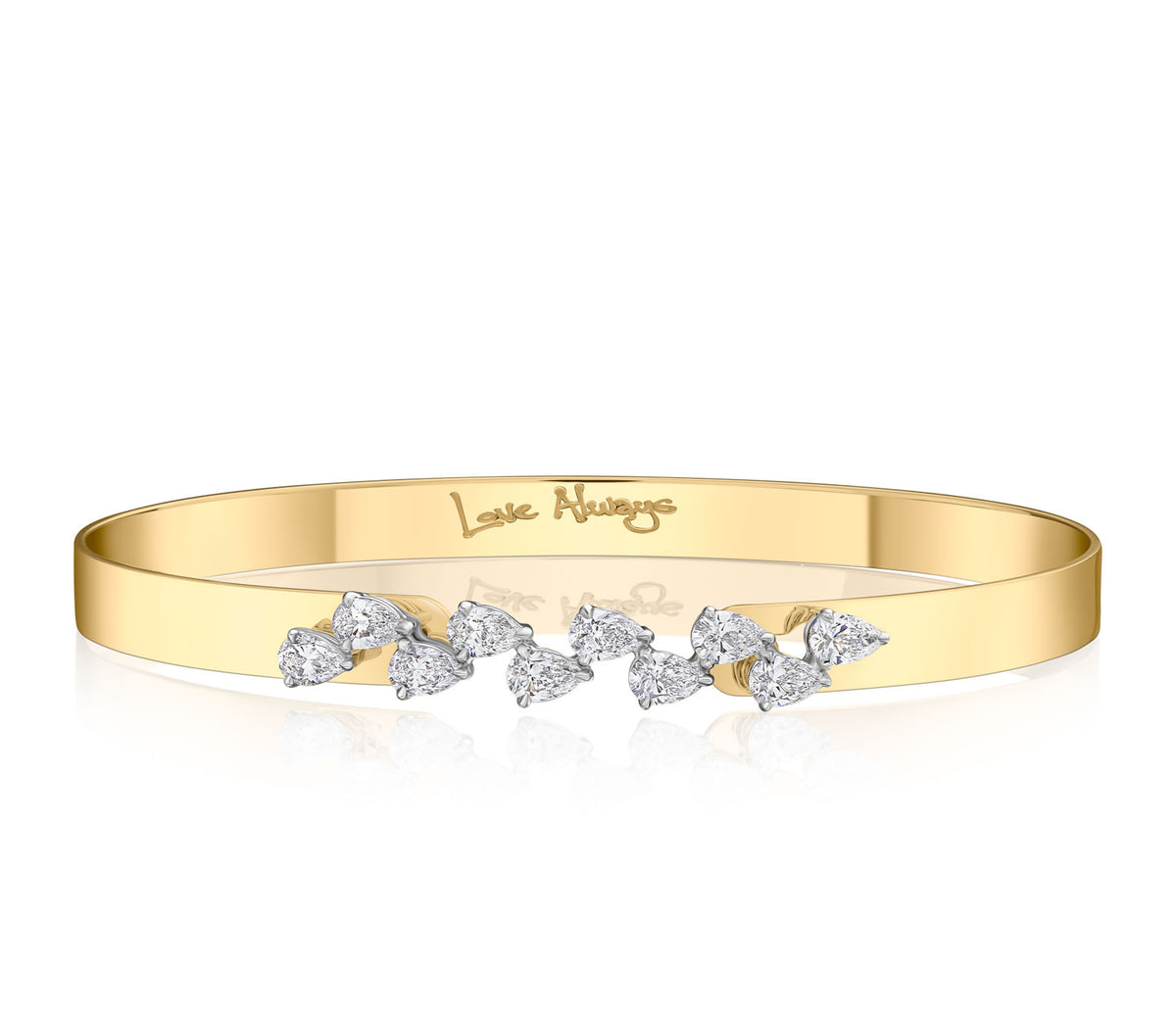 Pear Checker Love Always Bracelet