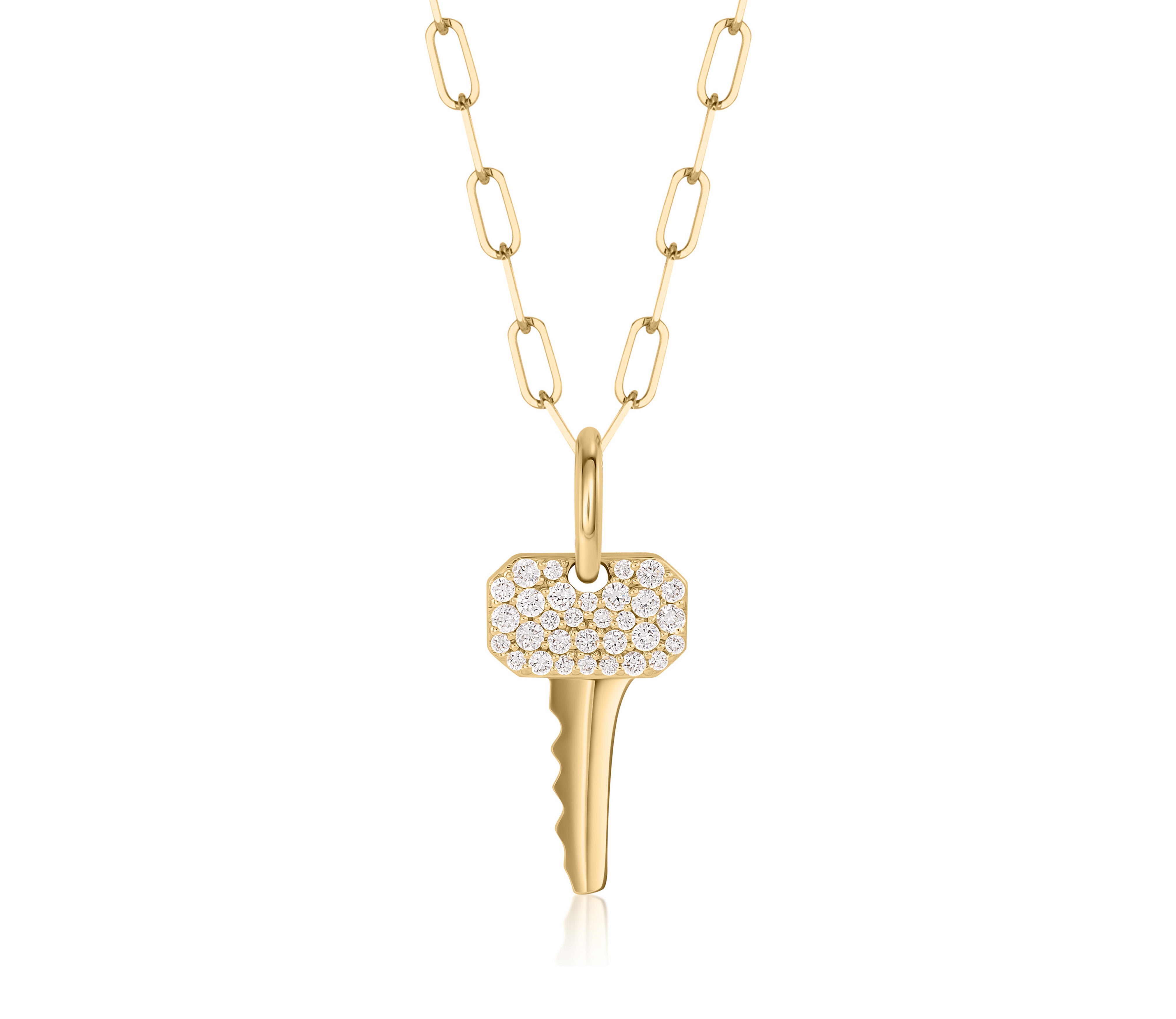 Diamond Key Necklace