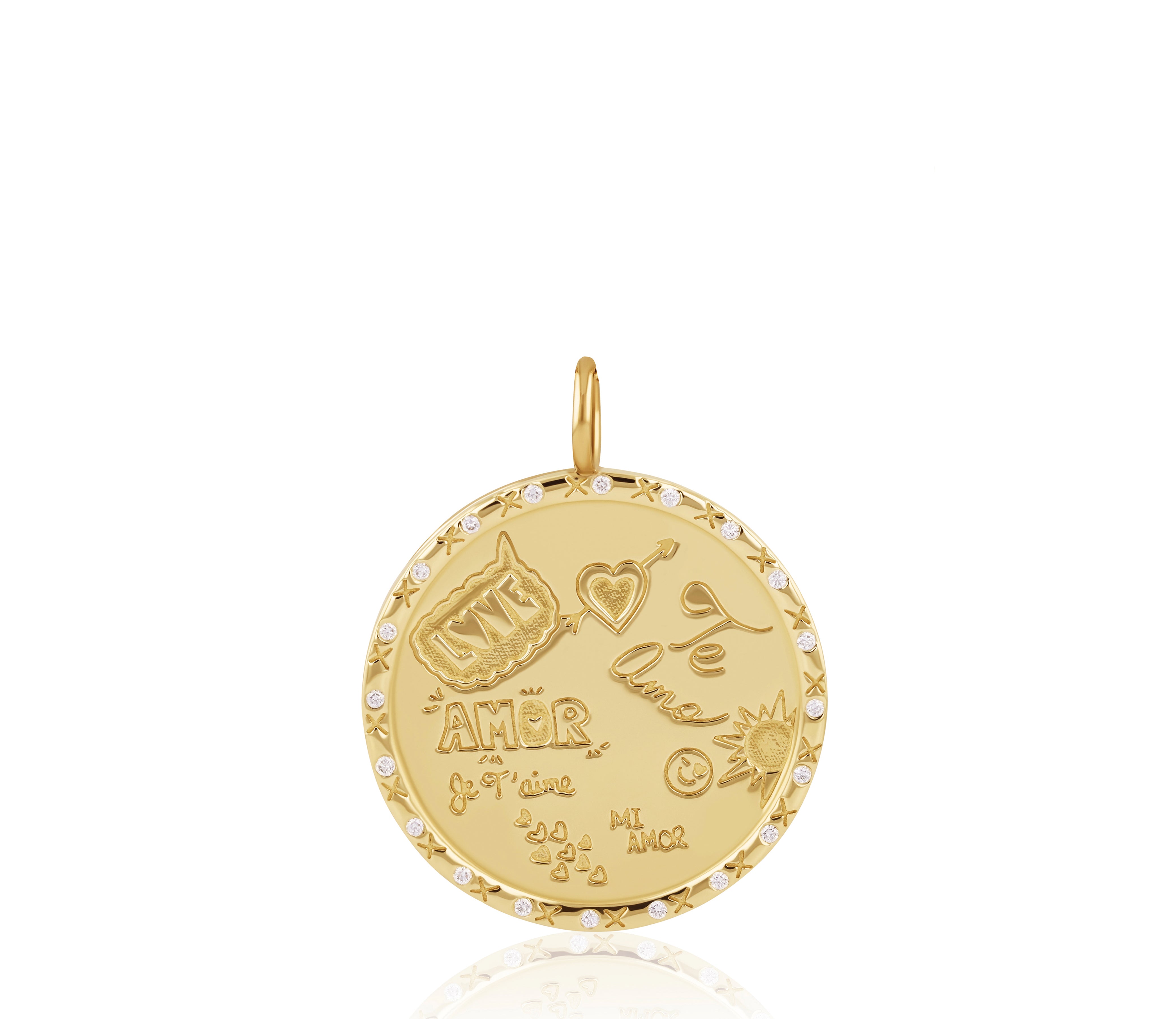 27 mm Love Languages Pendant