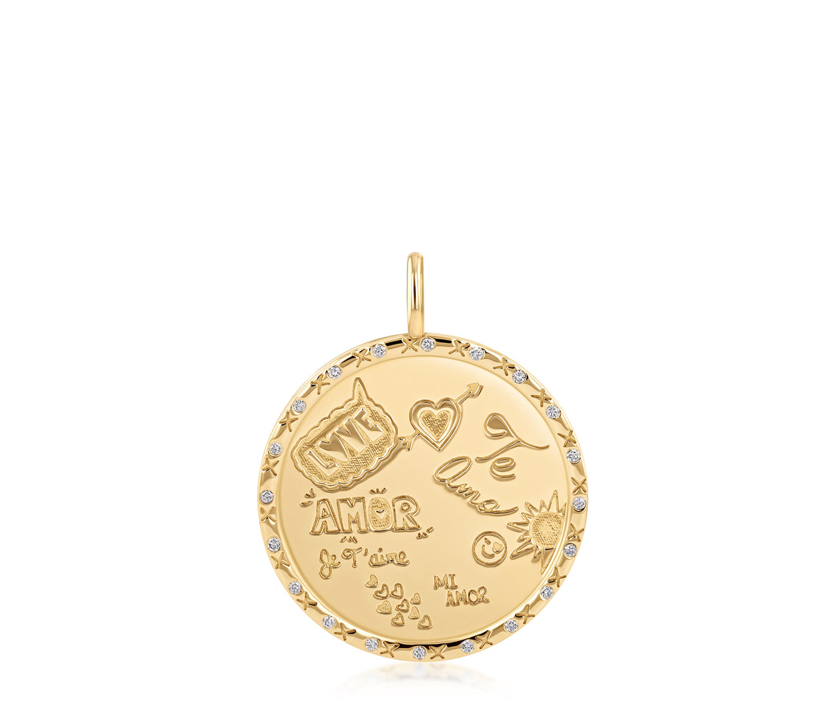 27 mm Love Languages Pendant