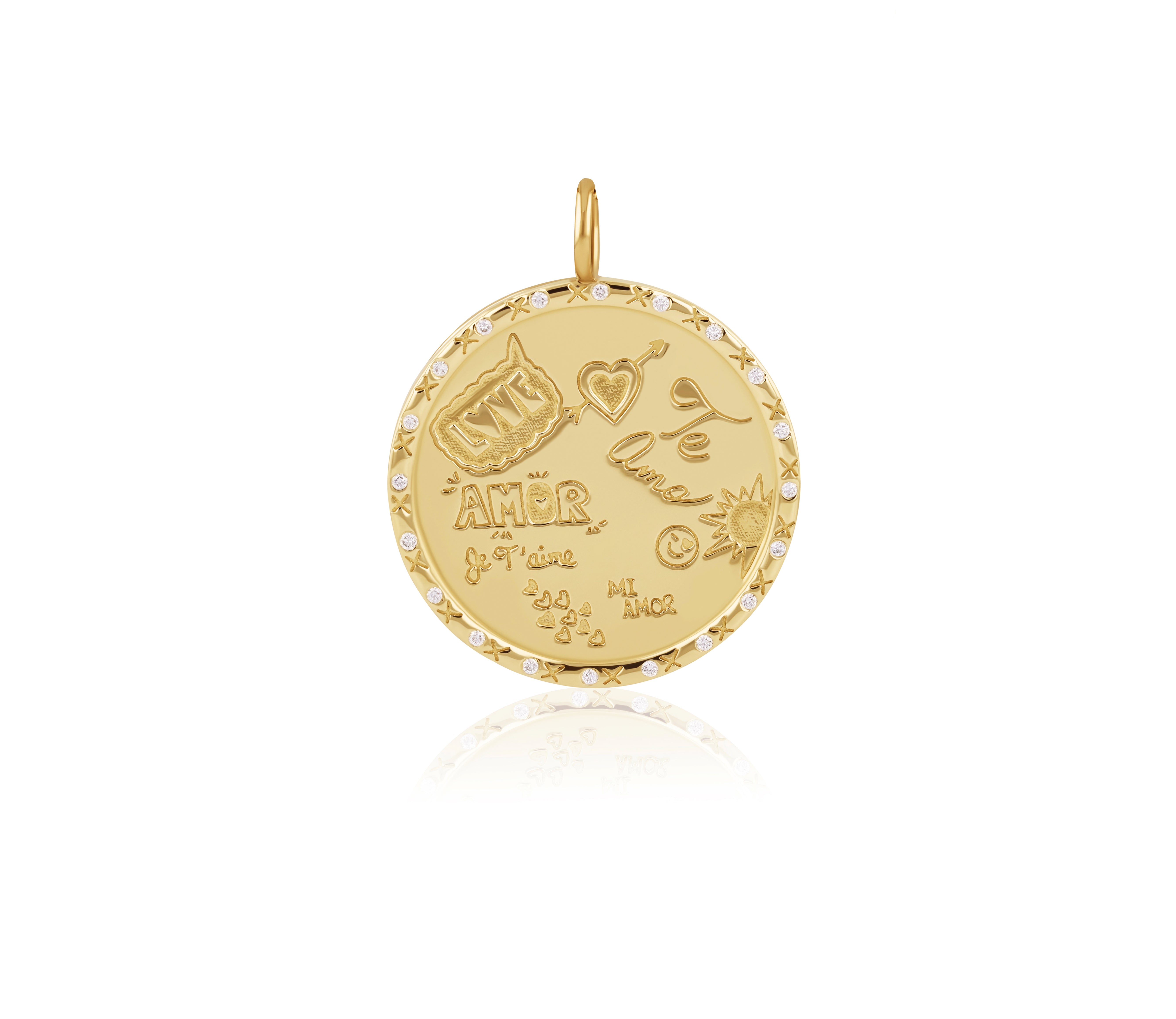 27 mm Love Languages Pendant
