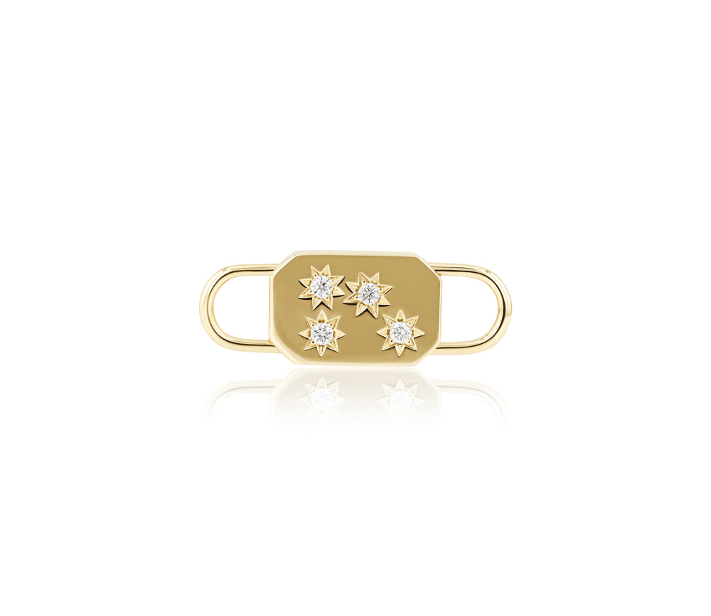 Diamond Star Set Connection Clasp