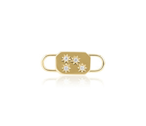 Diamond Star Set Connection Clasp