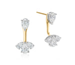 Diamond Stud Triple Pear Enhancers