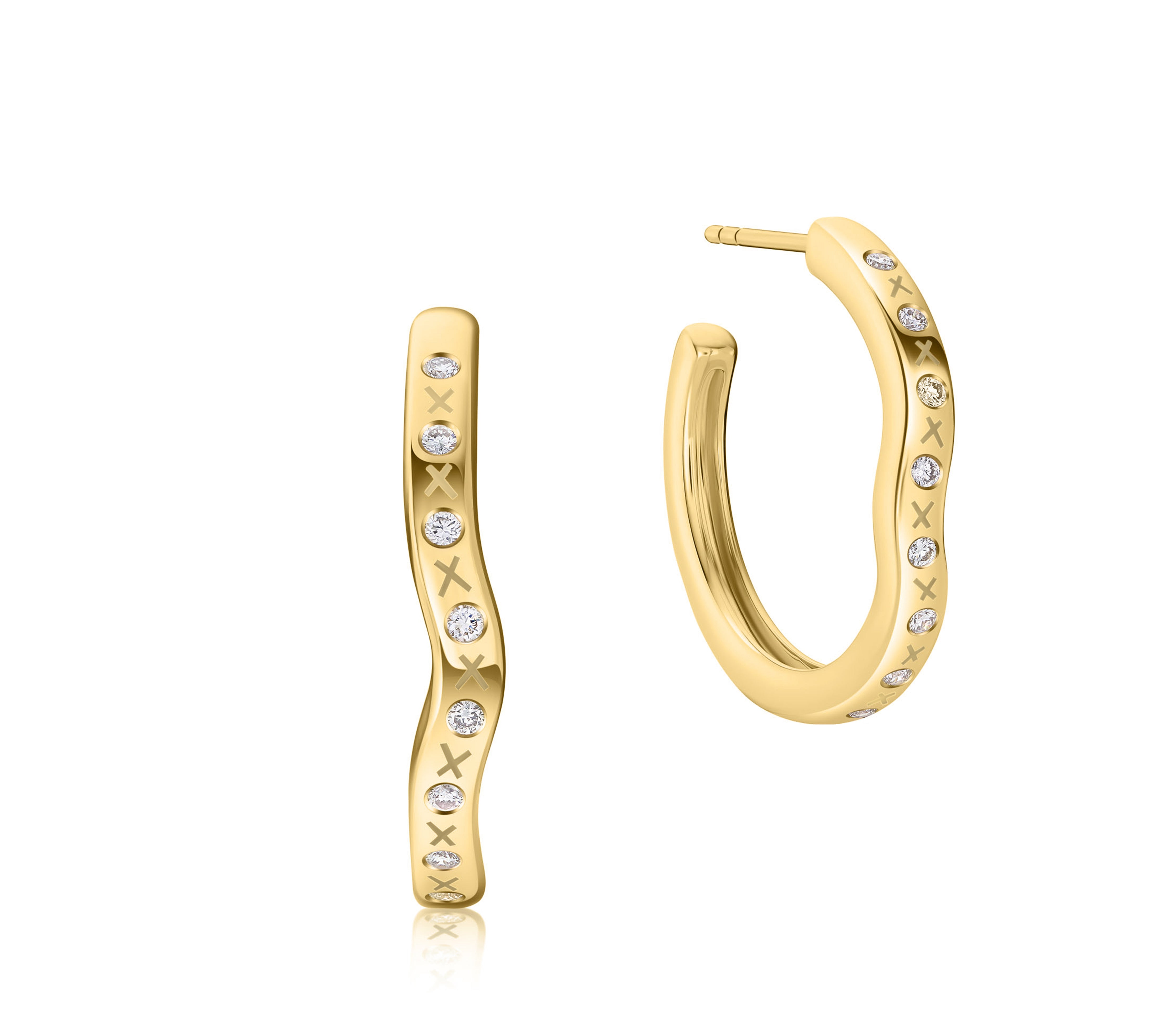 25 mm Love Languages Hoops