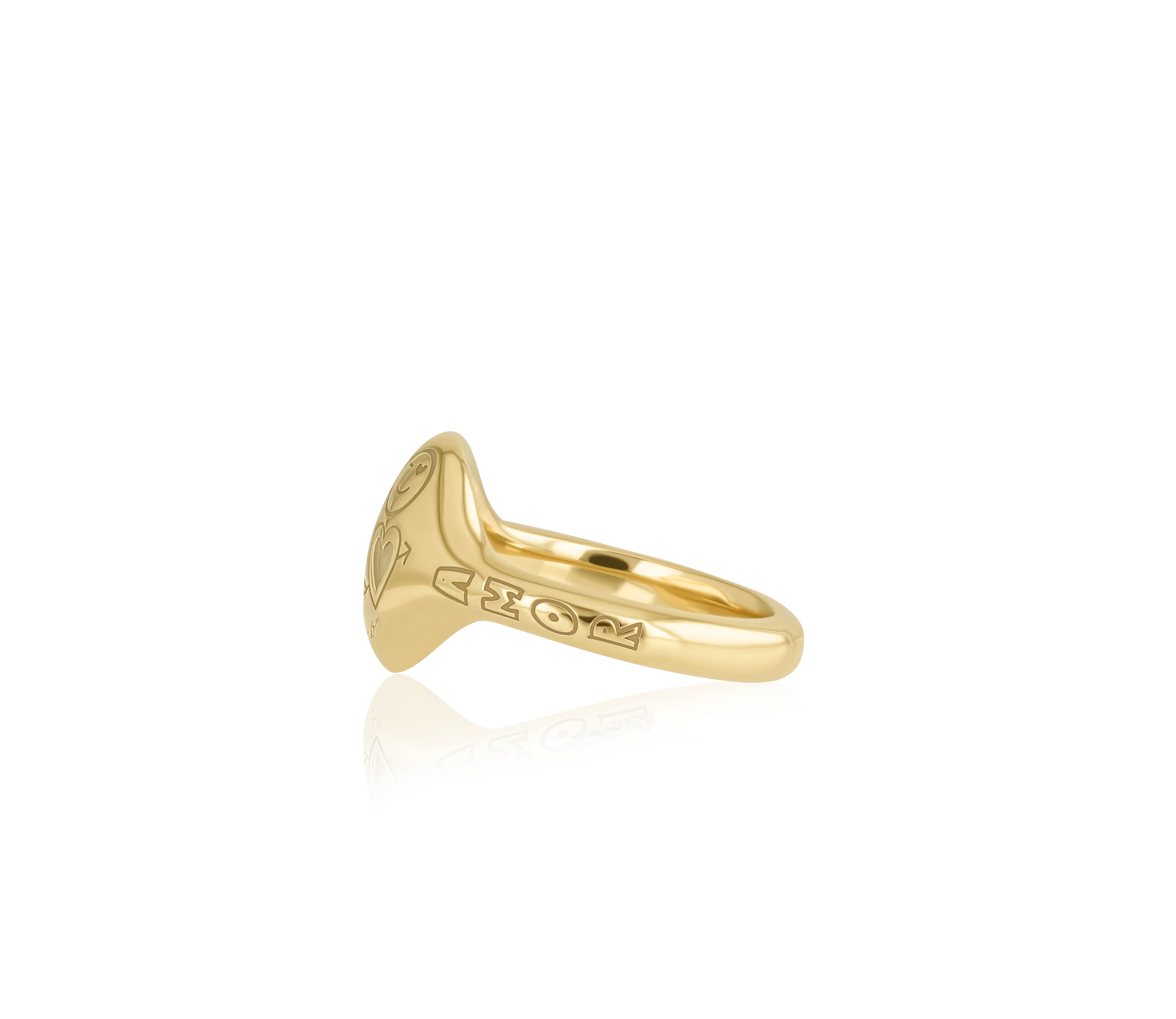 Diamond Love Languages Signet Ring