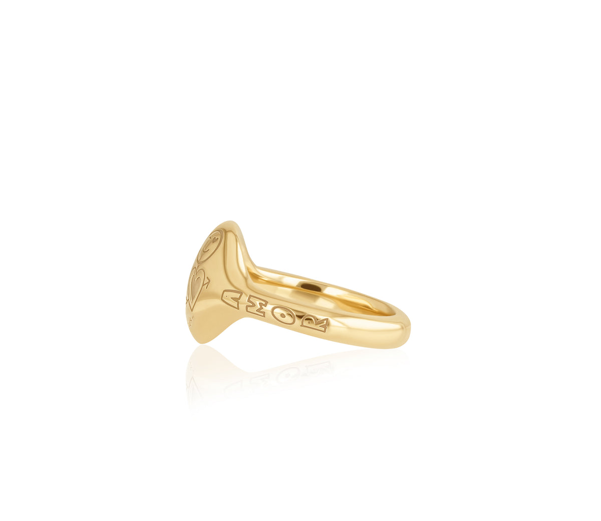 Diamond Love Languages Signet Ring