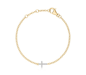 Infinity Cross Chain Bracelet