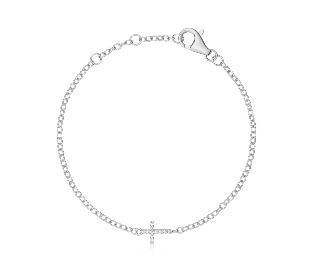 Infinity Cross Chain Bracelet