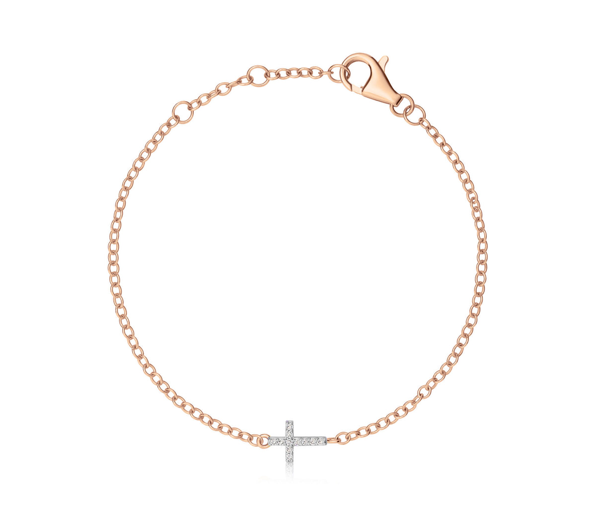 Infinity Cross Chain Bracelet