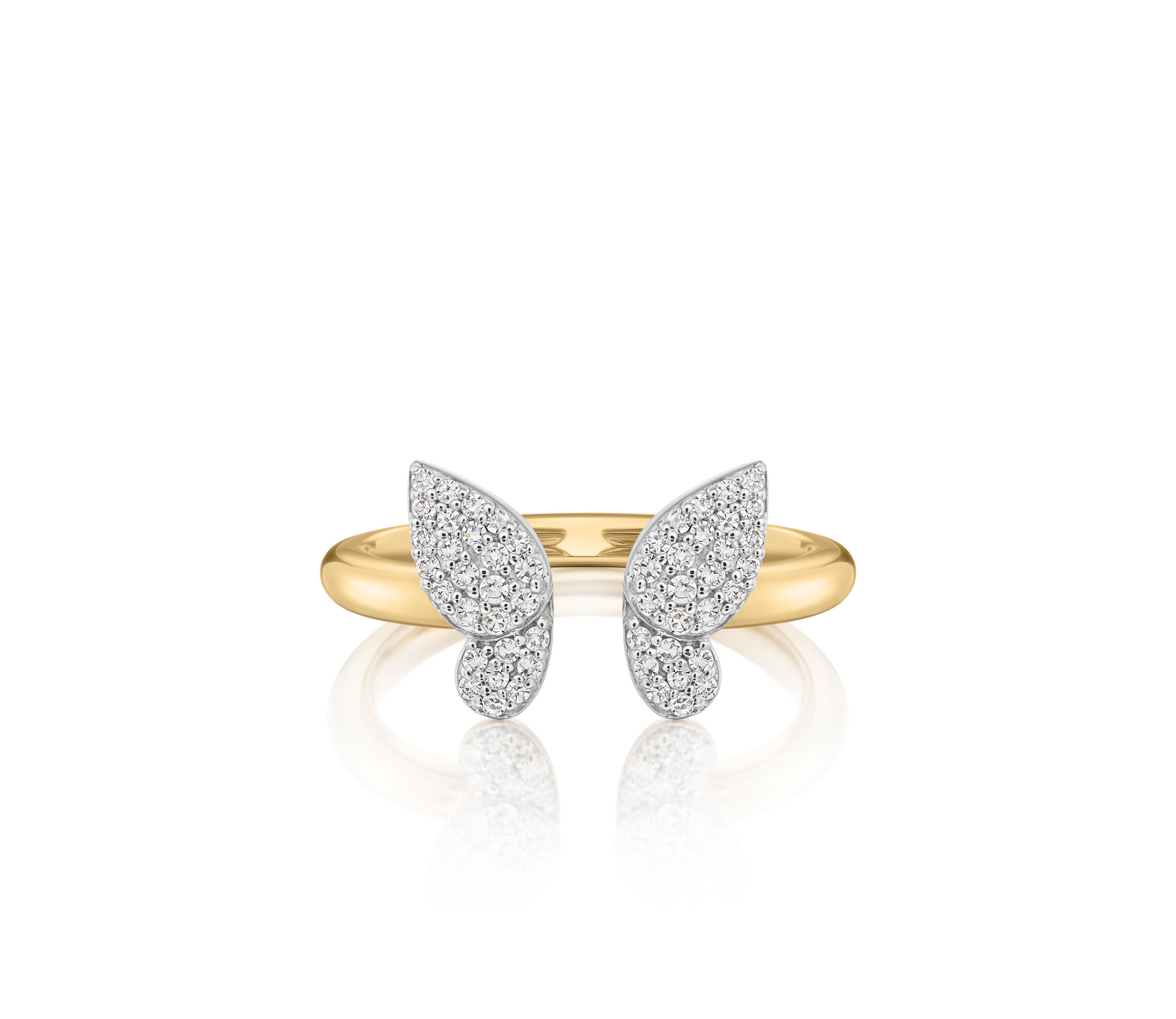 Open Butterfly Mini Ring