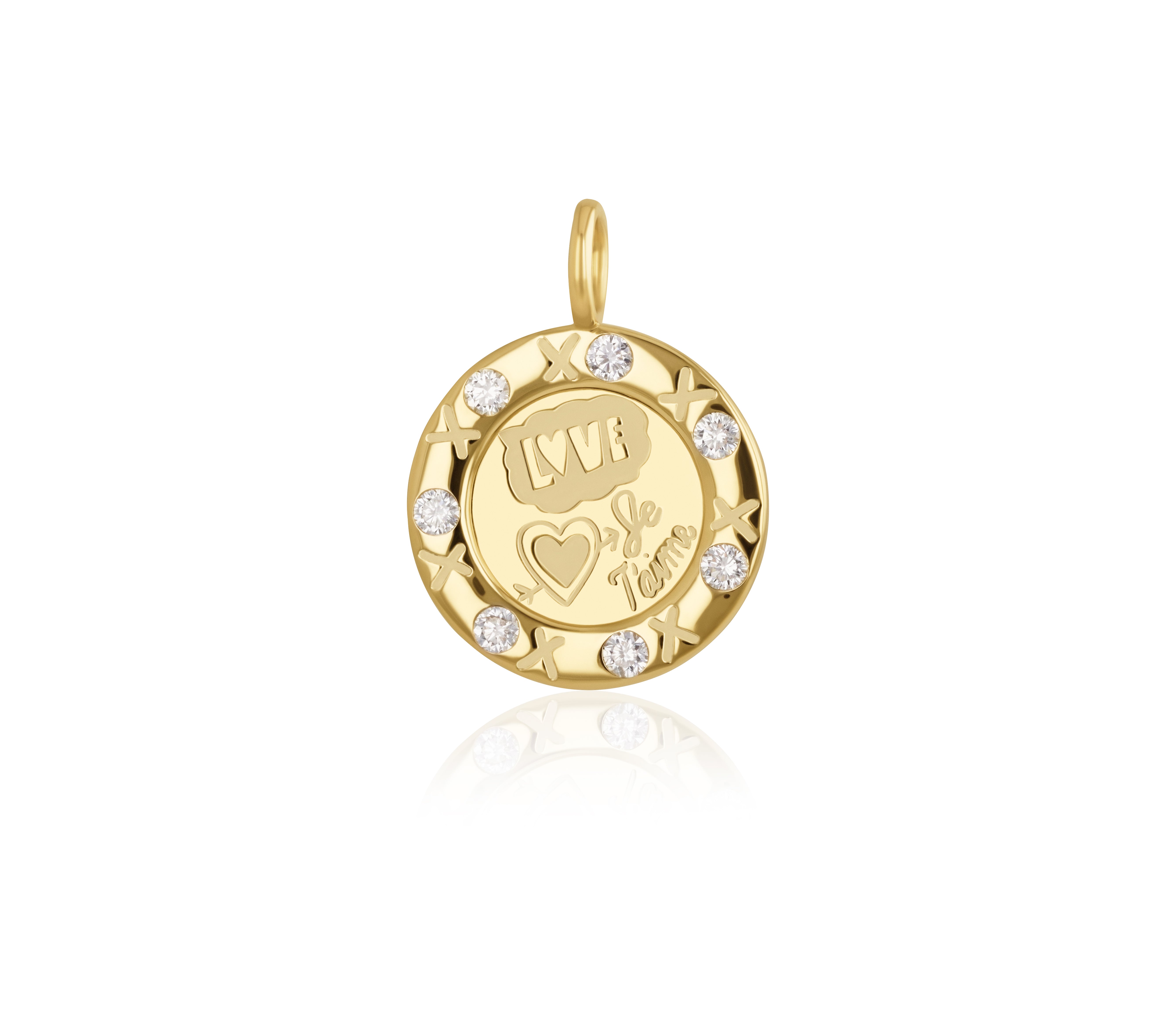 20mm Love Languages Diamond Pendant