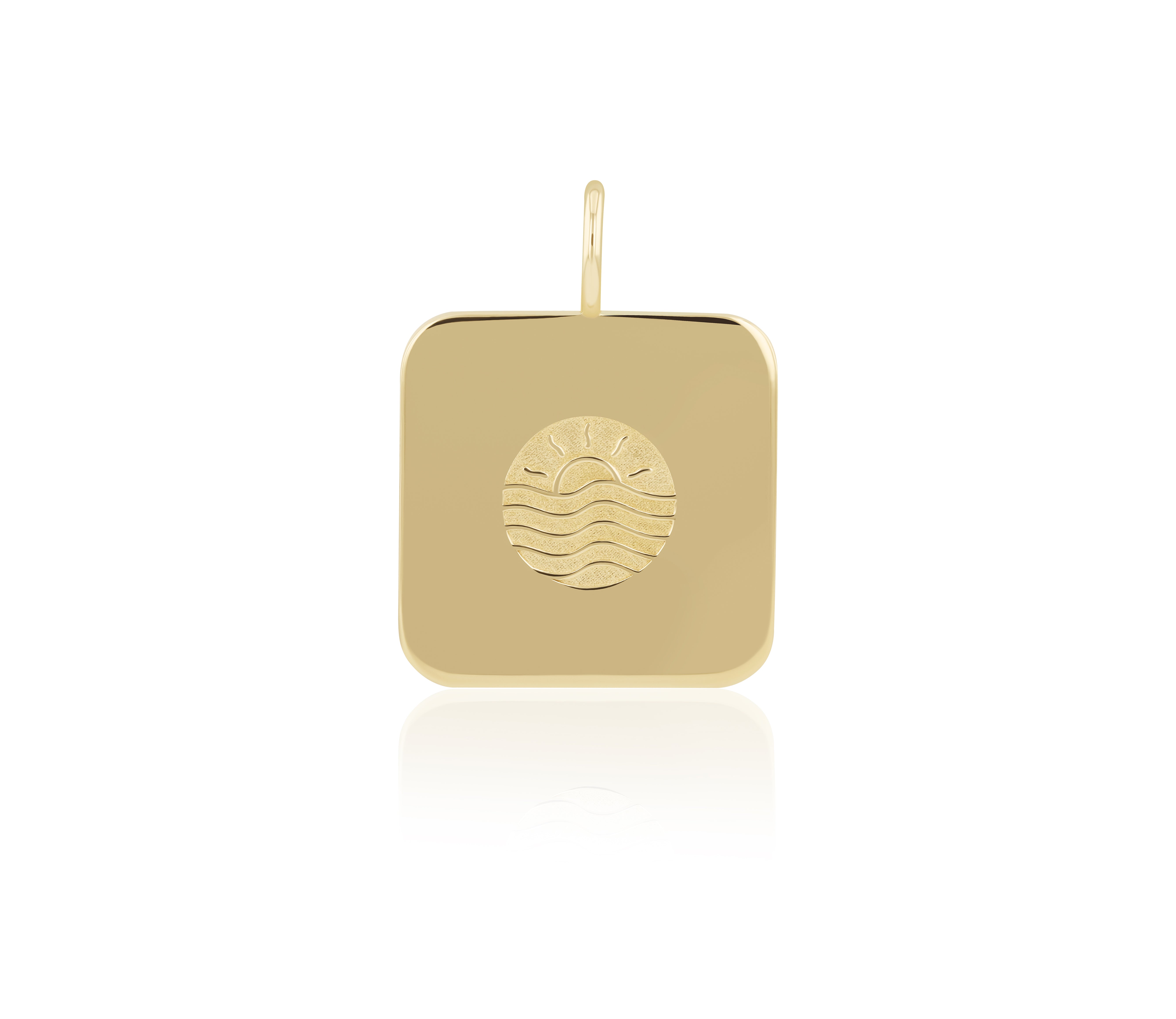 Breathe Square Love Languages Pendant