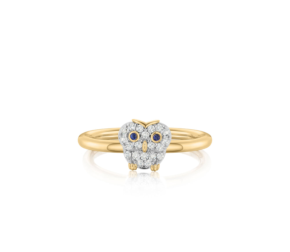 Mini Owl Ring