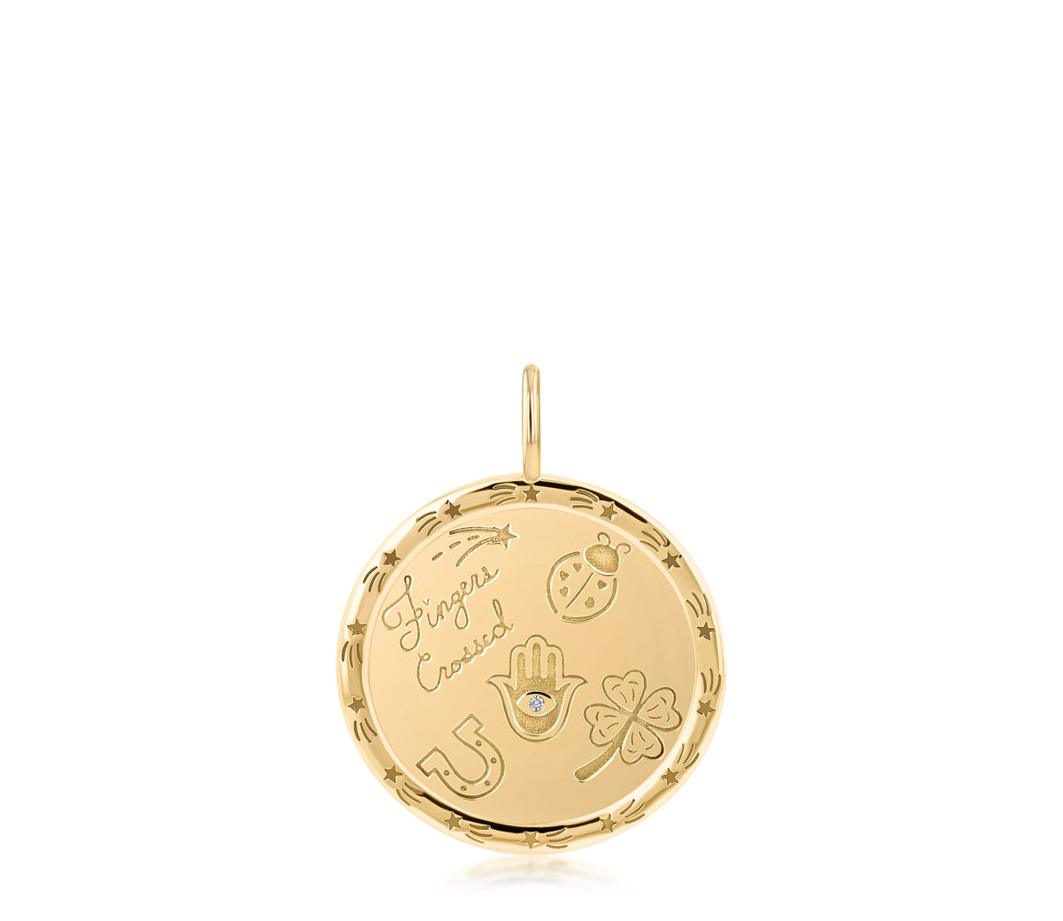 Fortune Favors the Bold Love Languages Pendant