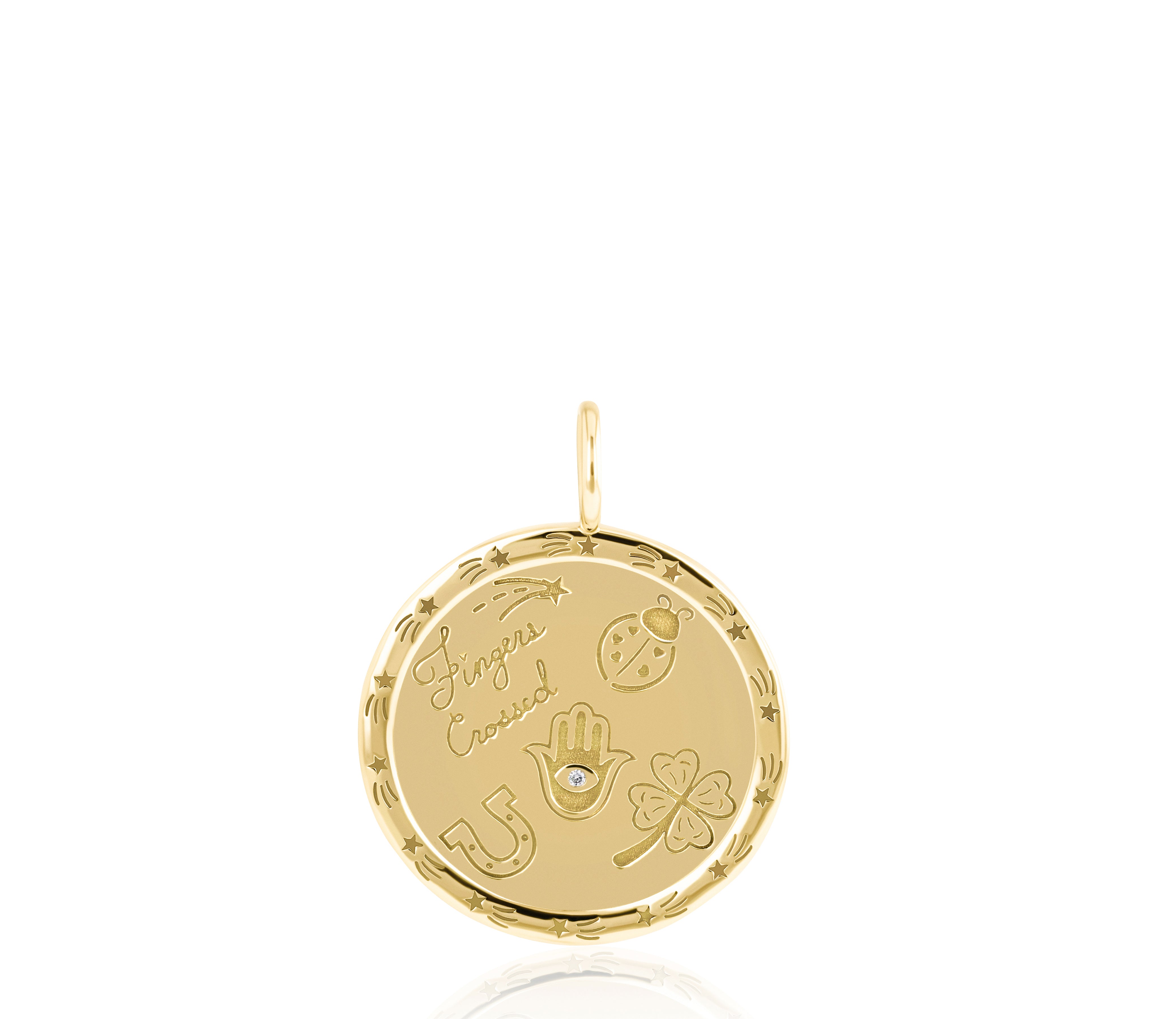 Fortune Favors the Bold Love Languages Pendant