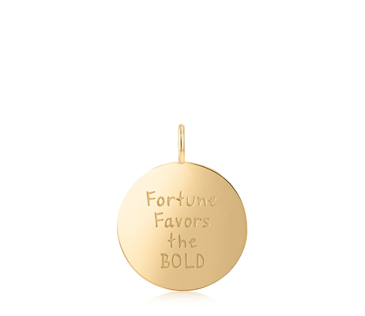 Fortune Favors the Bold Love Languages Pendant