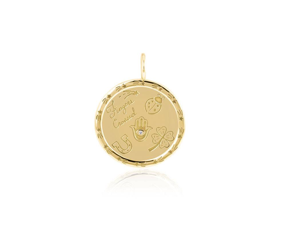 Fortune Favors the Bold Love Languages Pendant