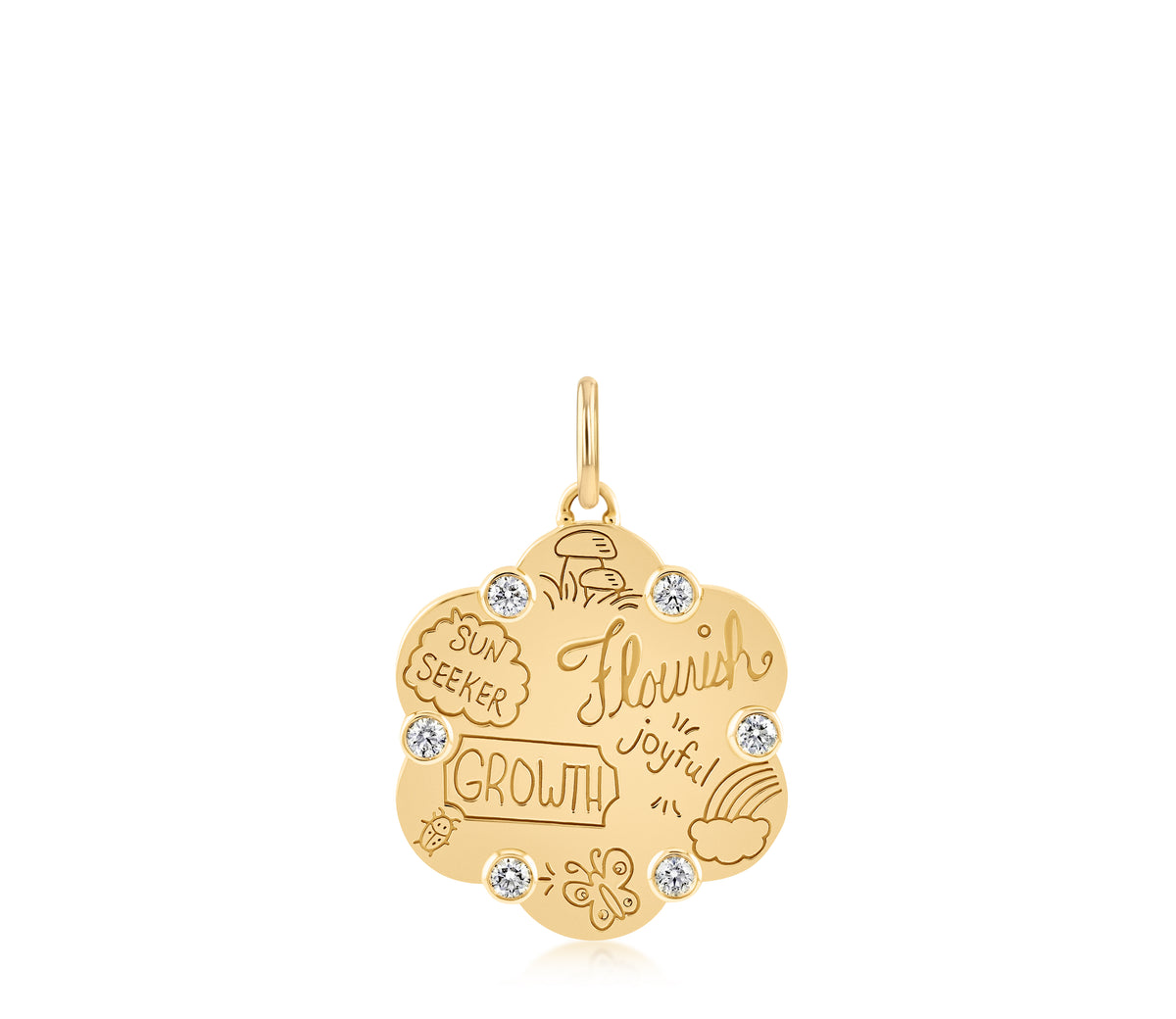 Love Languages Bloom Medium Pendant