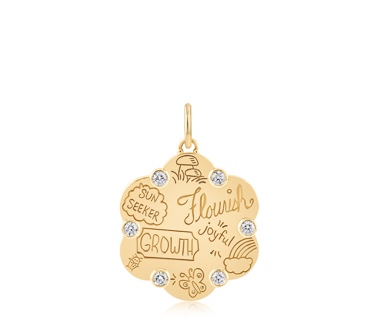 Love Languages Bloom Large Pendant