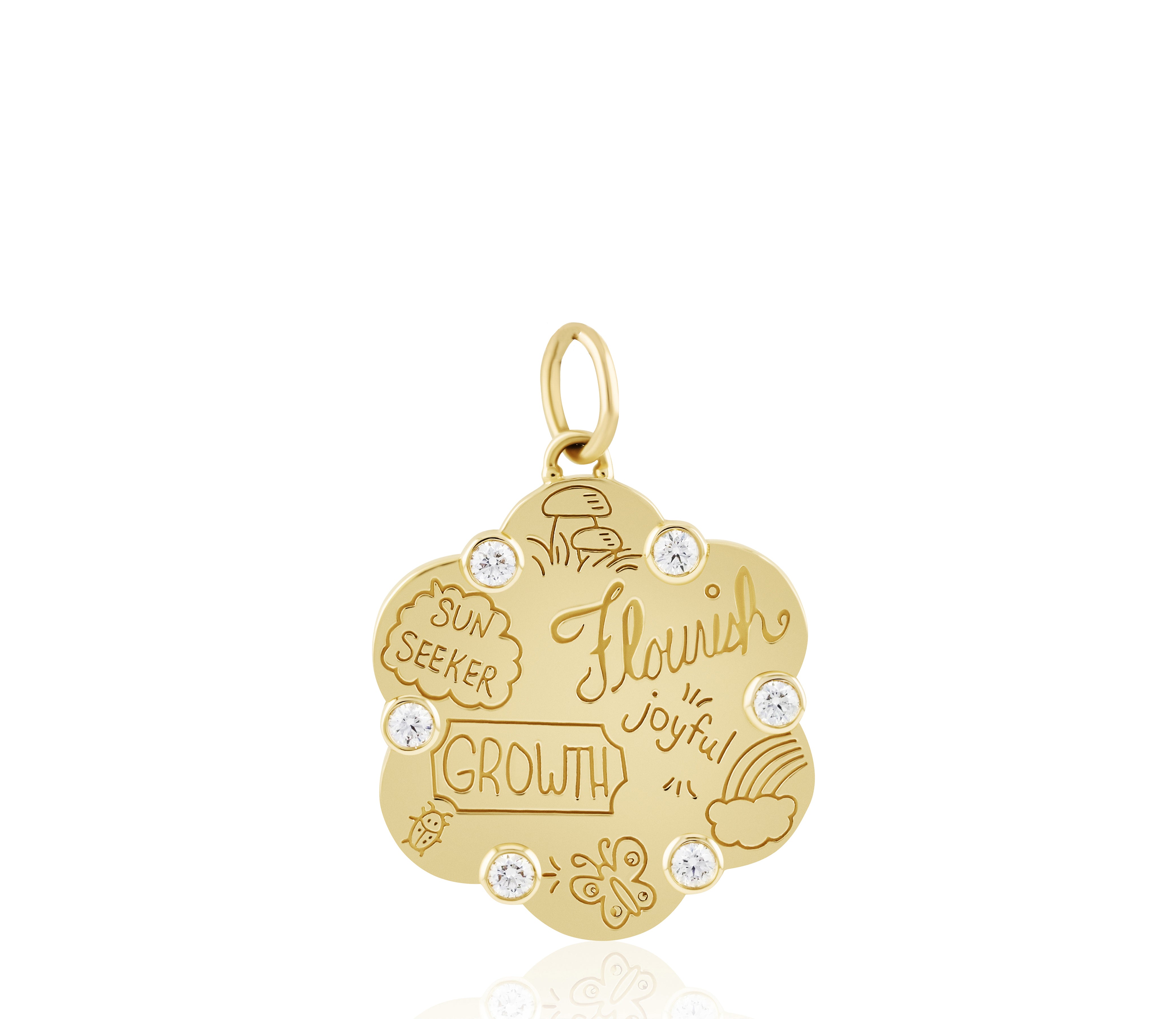 Love Languages Bloom Large Pendant