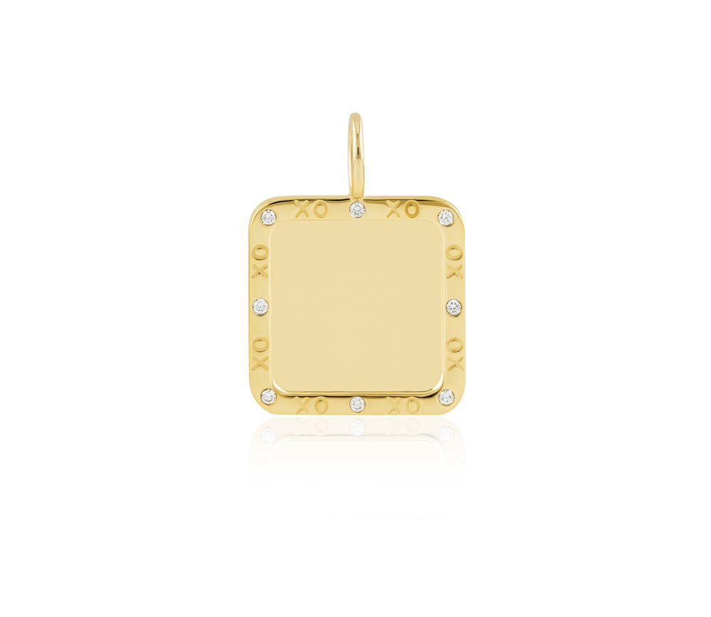 Blank Love Languages Square Pendant