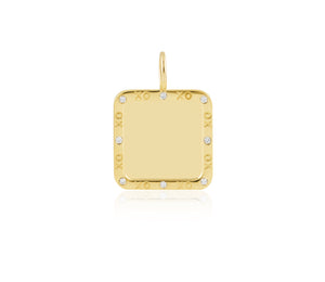 Blank Love Languages Square Pendant