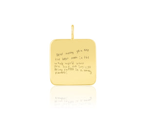 Blank Love Languages Square Pendant