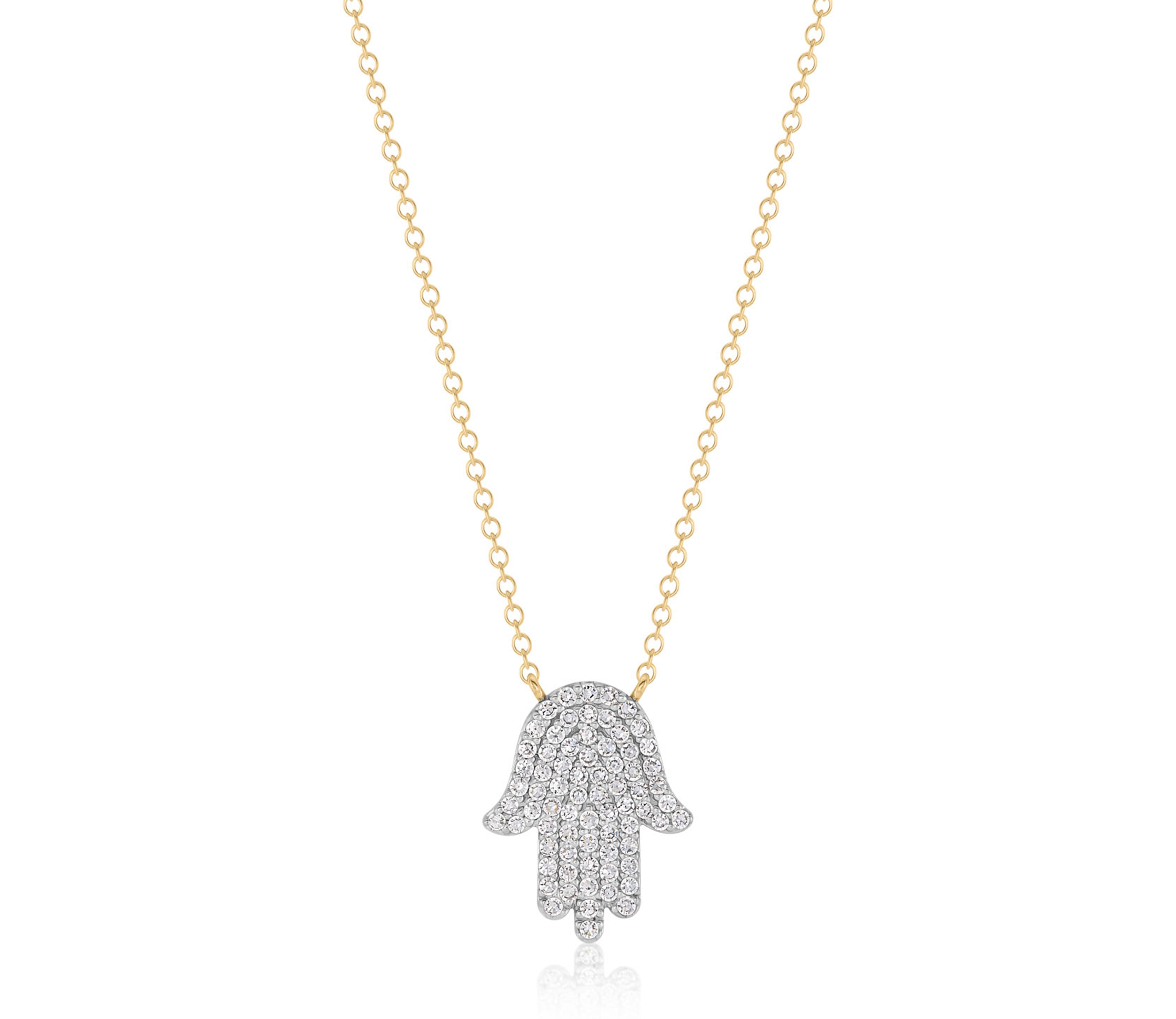 Infinity Hamsa Necklace