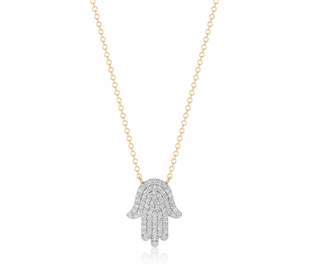 Infinity Hamsa Necklace