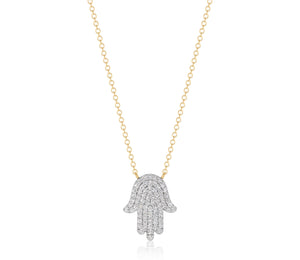 Infinity Hamsa Necklace