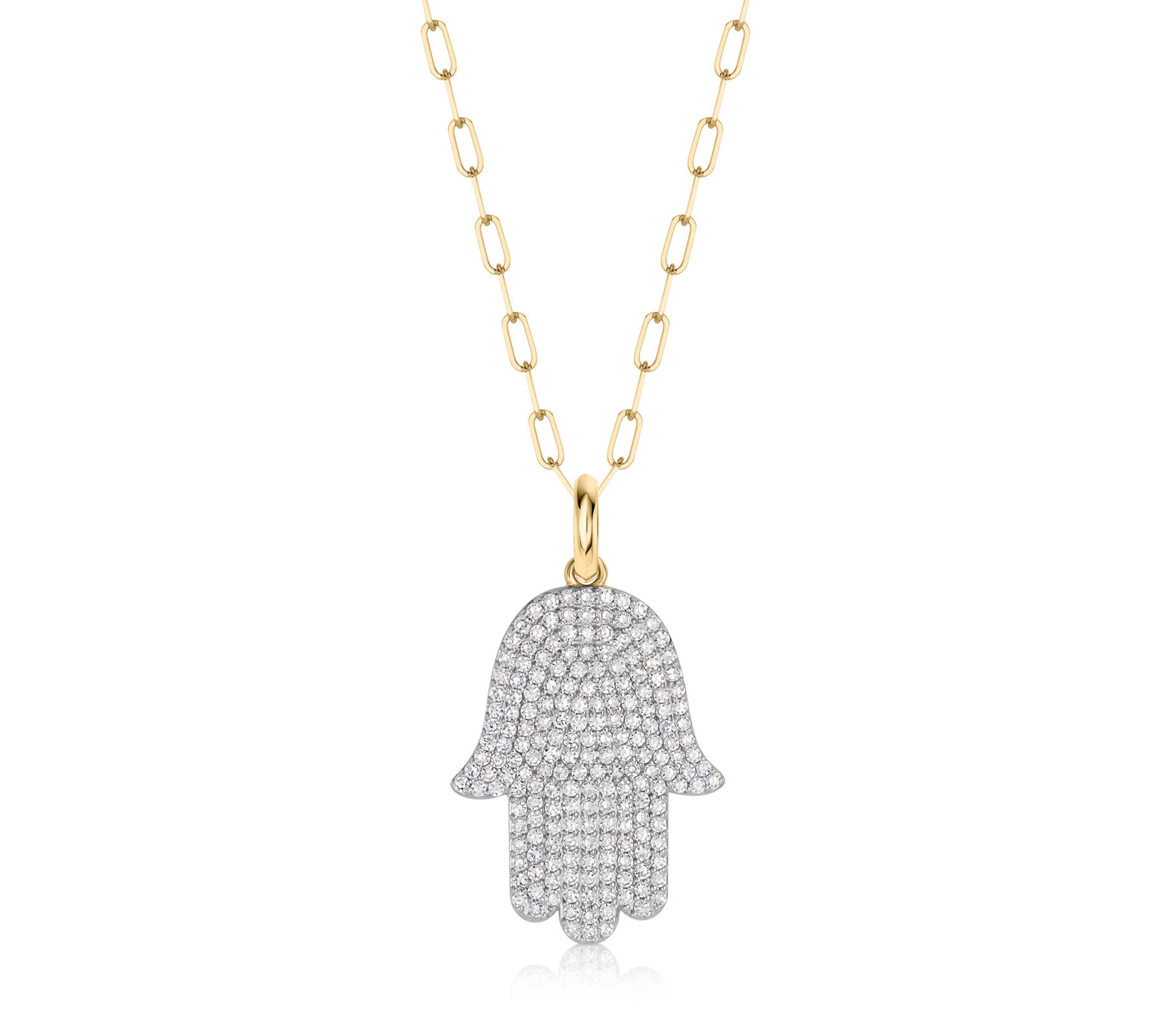 Infinity XL Hamsa Necklace