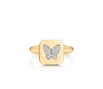 Butterfly Medallion Ring