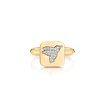 Hummingbird Medallion Ring