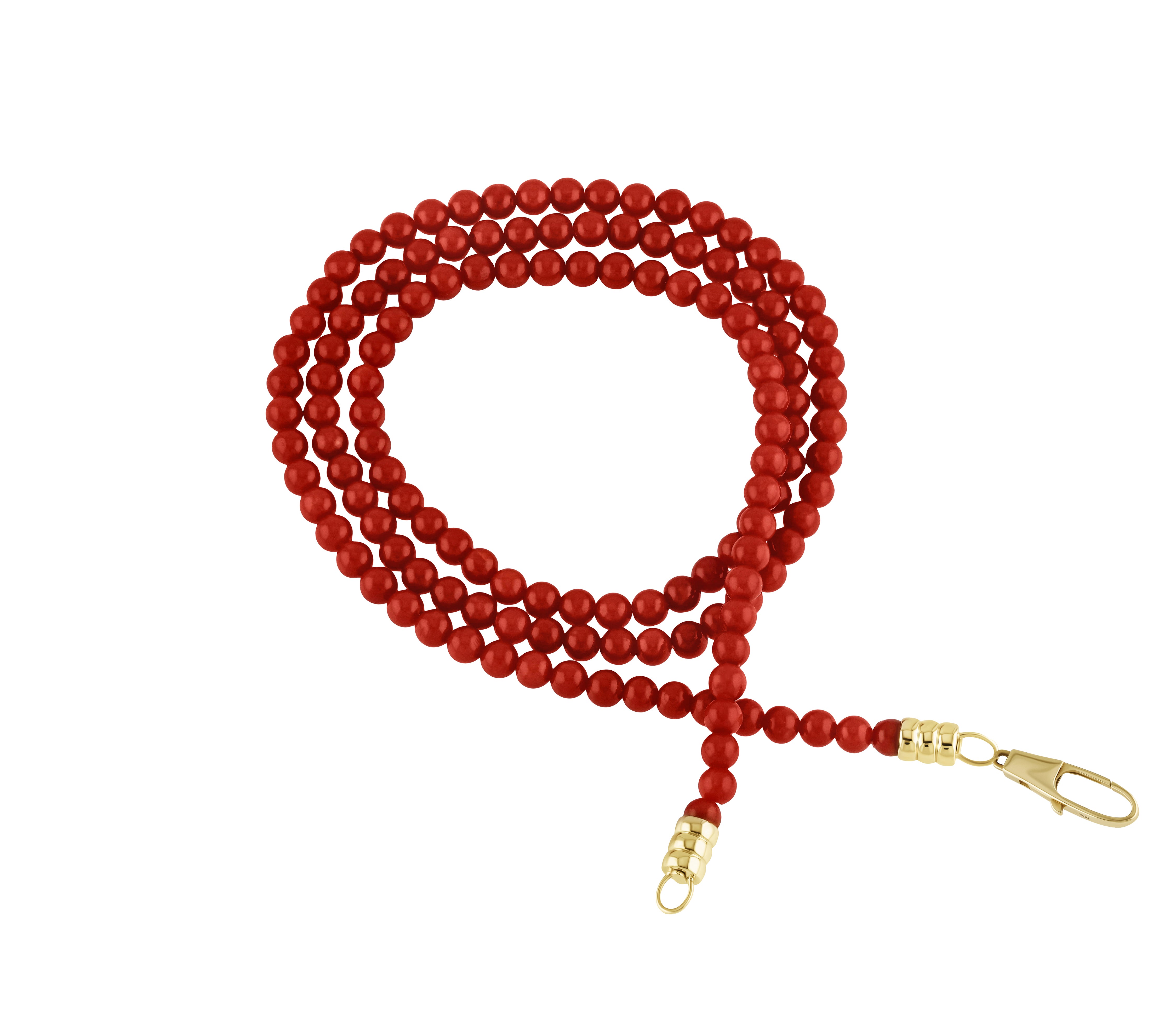 Coral Beads with Clasp