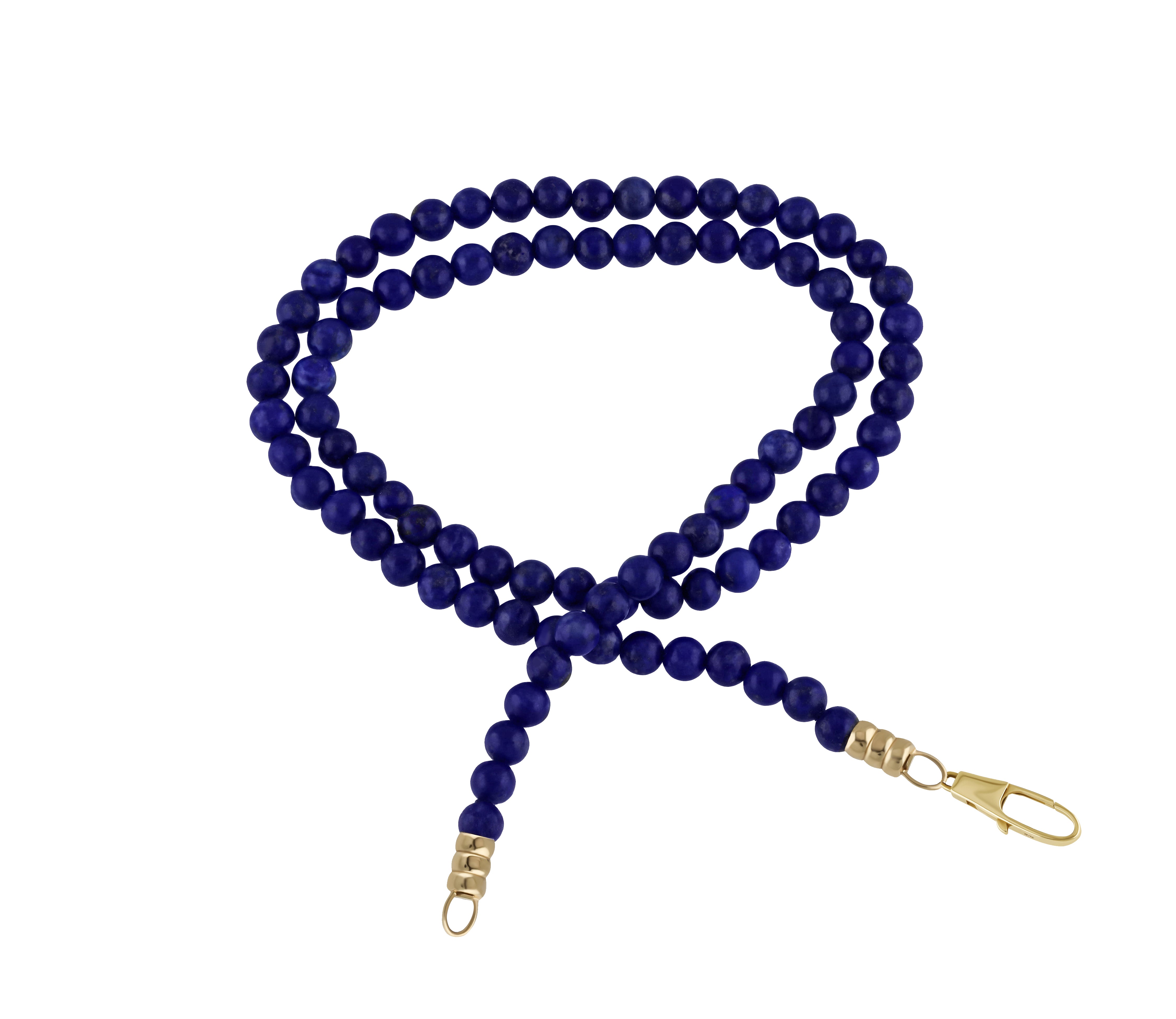 Lapis Beads with Clasp