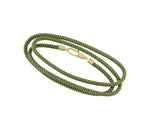 Green Kumihimo Rope with Clasp