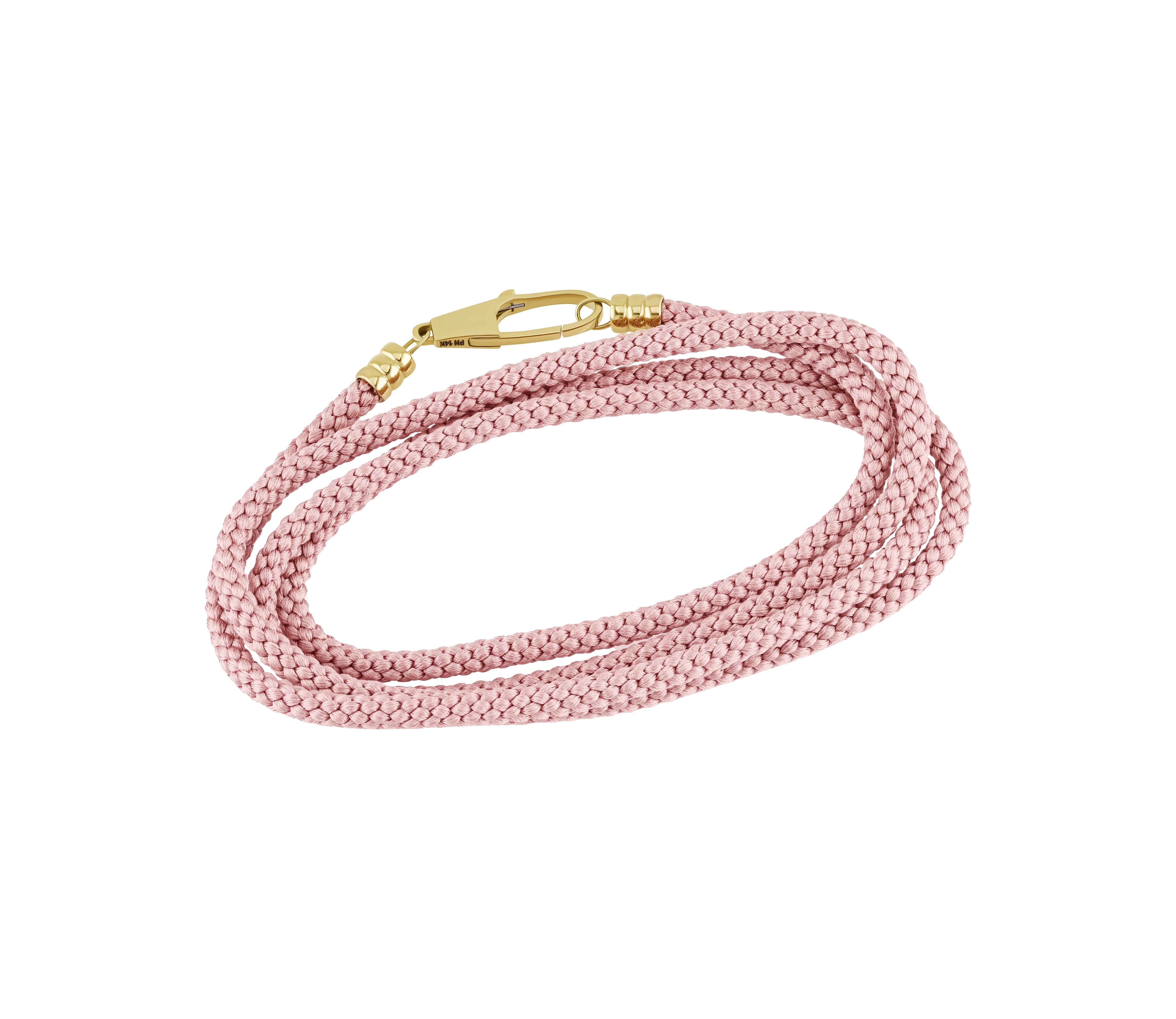 Pink Kumihimo Rope with Clasp