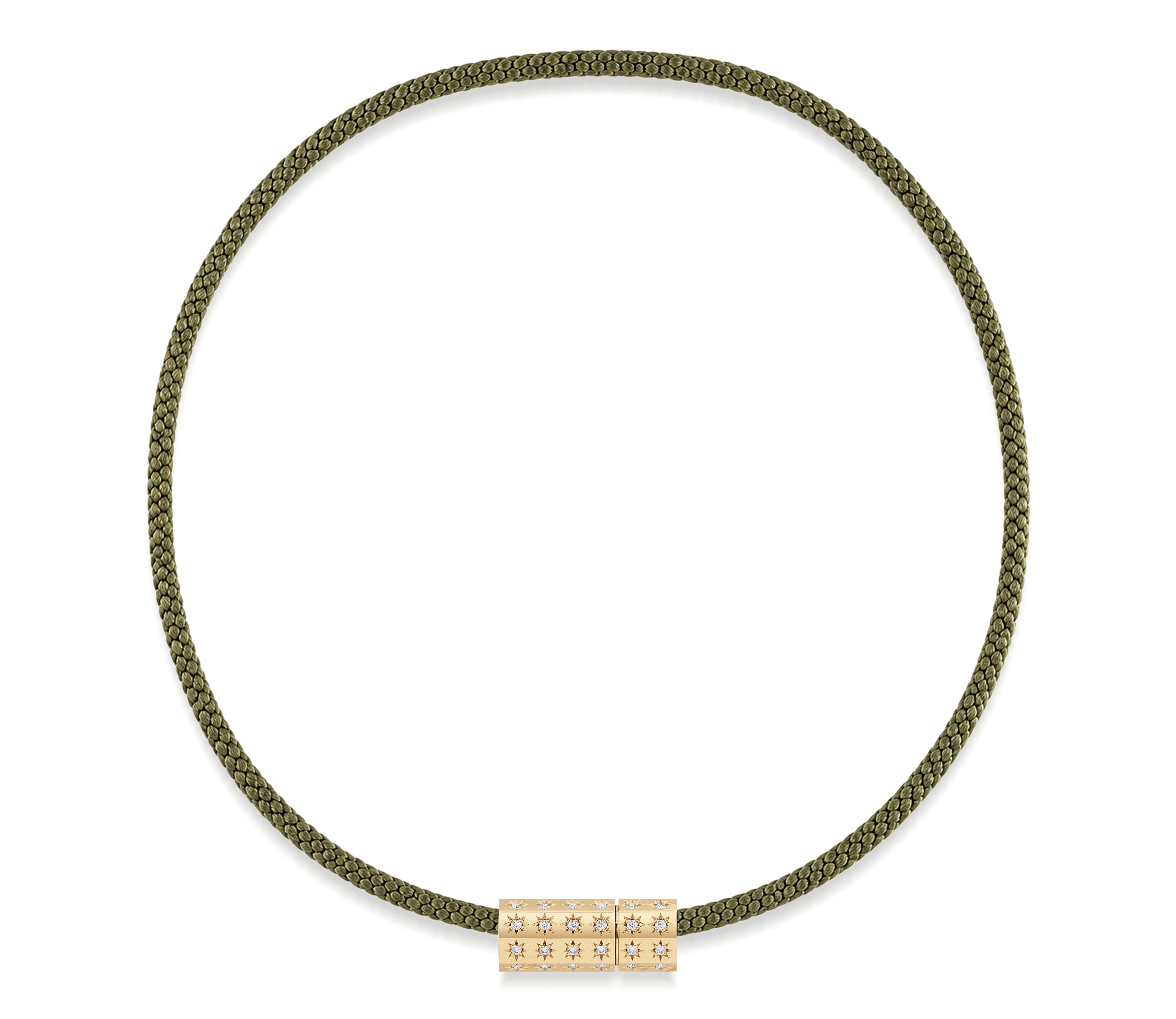Octagon Large Connection Clasp Kumihimo