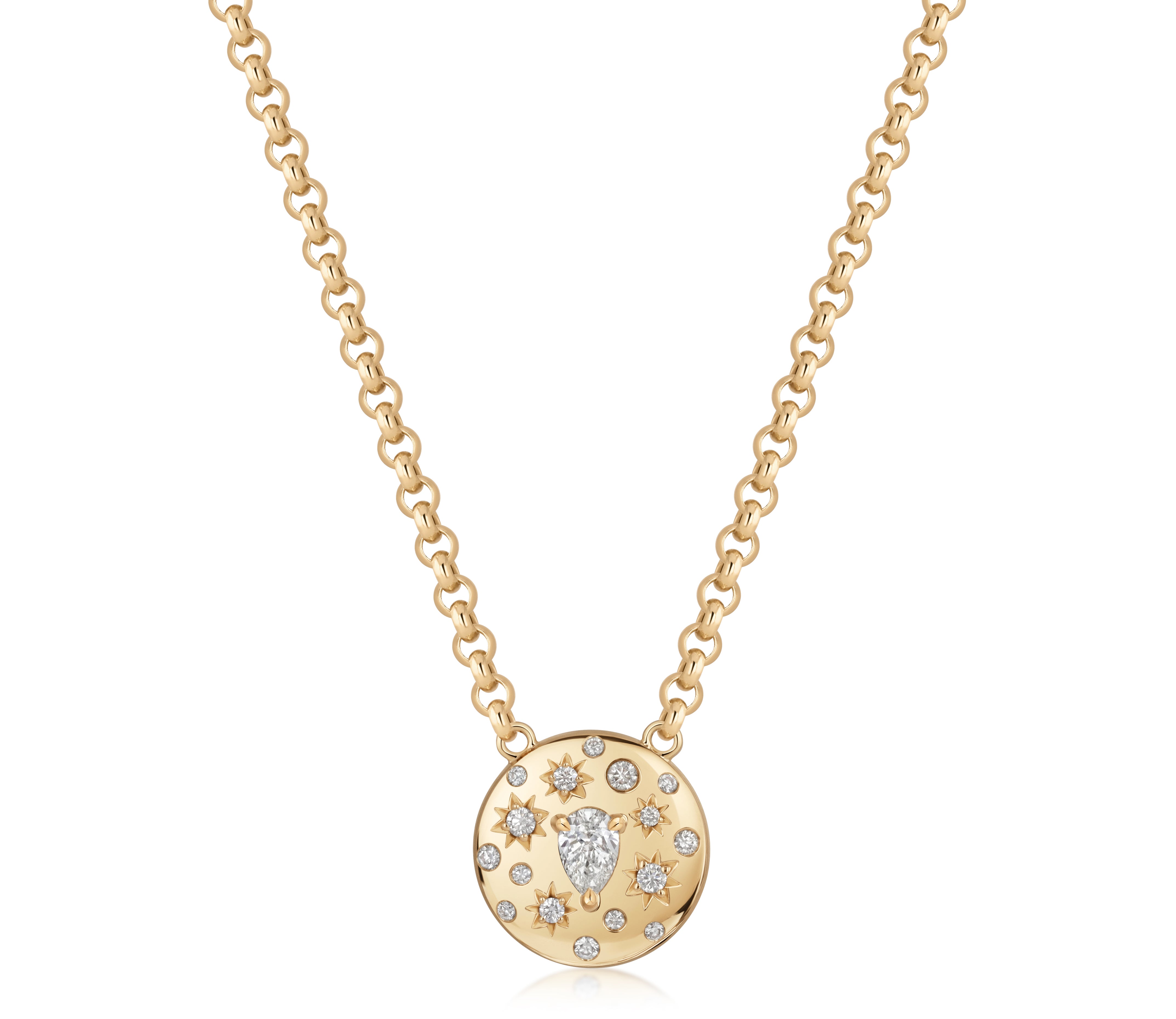 Pear Shape Diamond Medium Celine Necklace