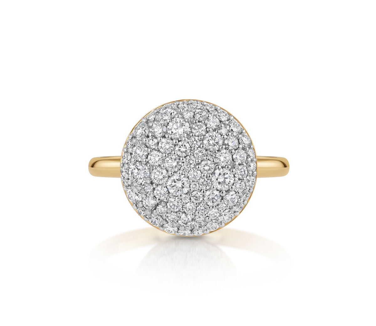 Prima 14mm Ring in white rhodium #Finish_White Rhodium