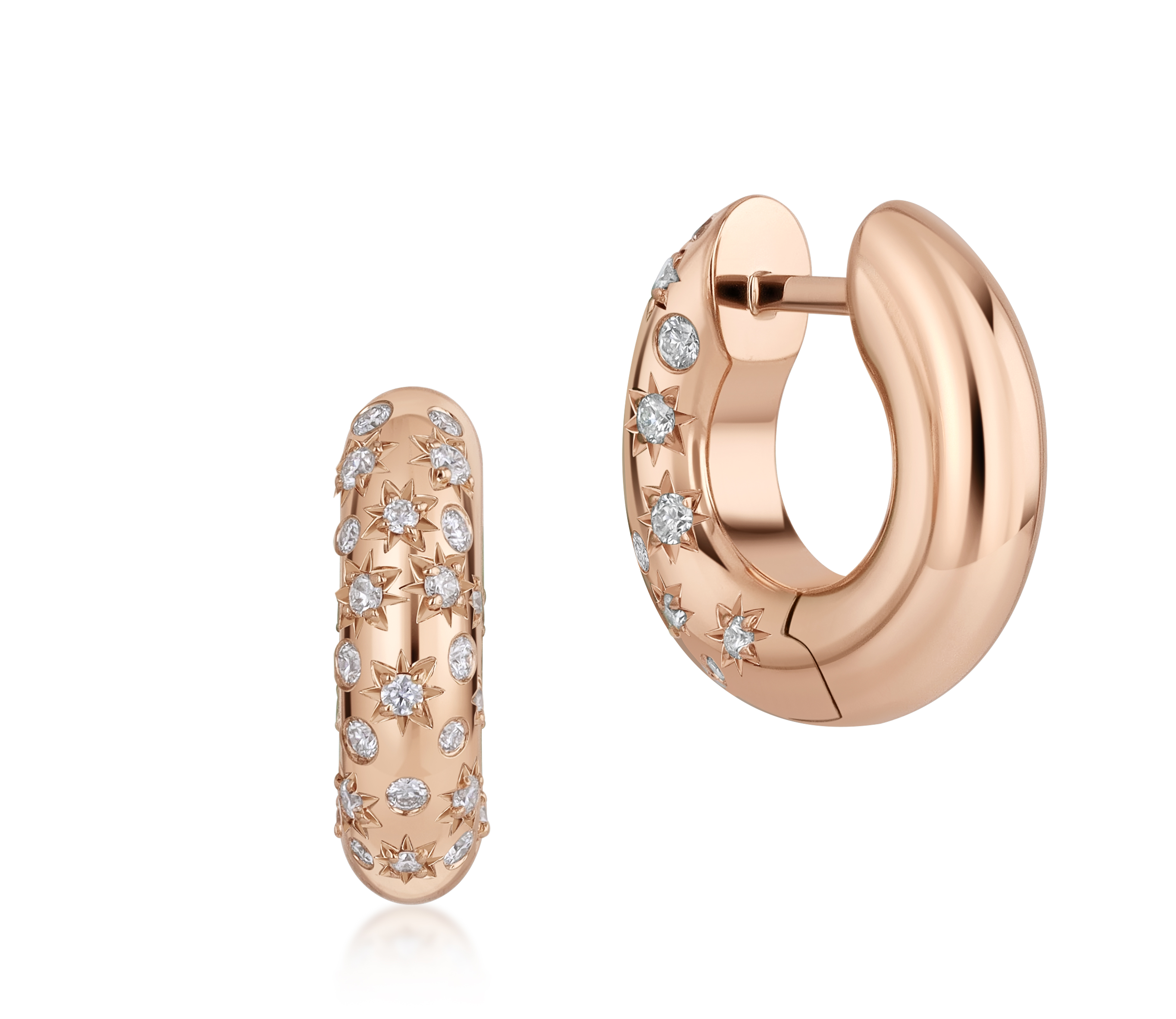 Medium Celeste Mood Hoops