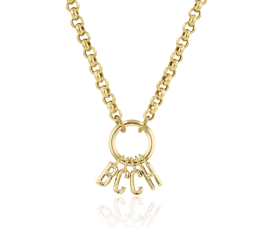 Custom Made Initial Necklace Custom Made Initial Necklace