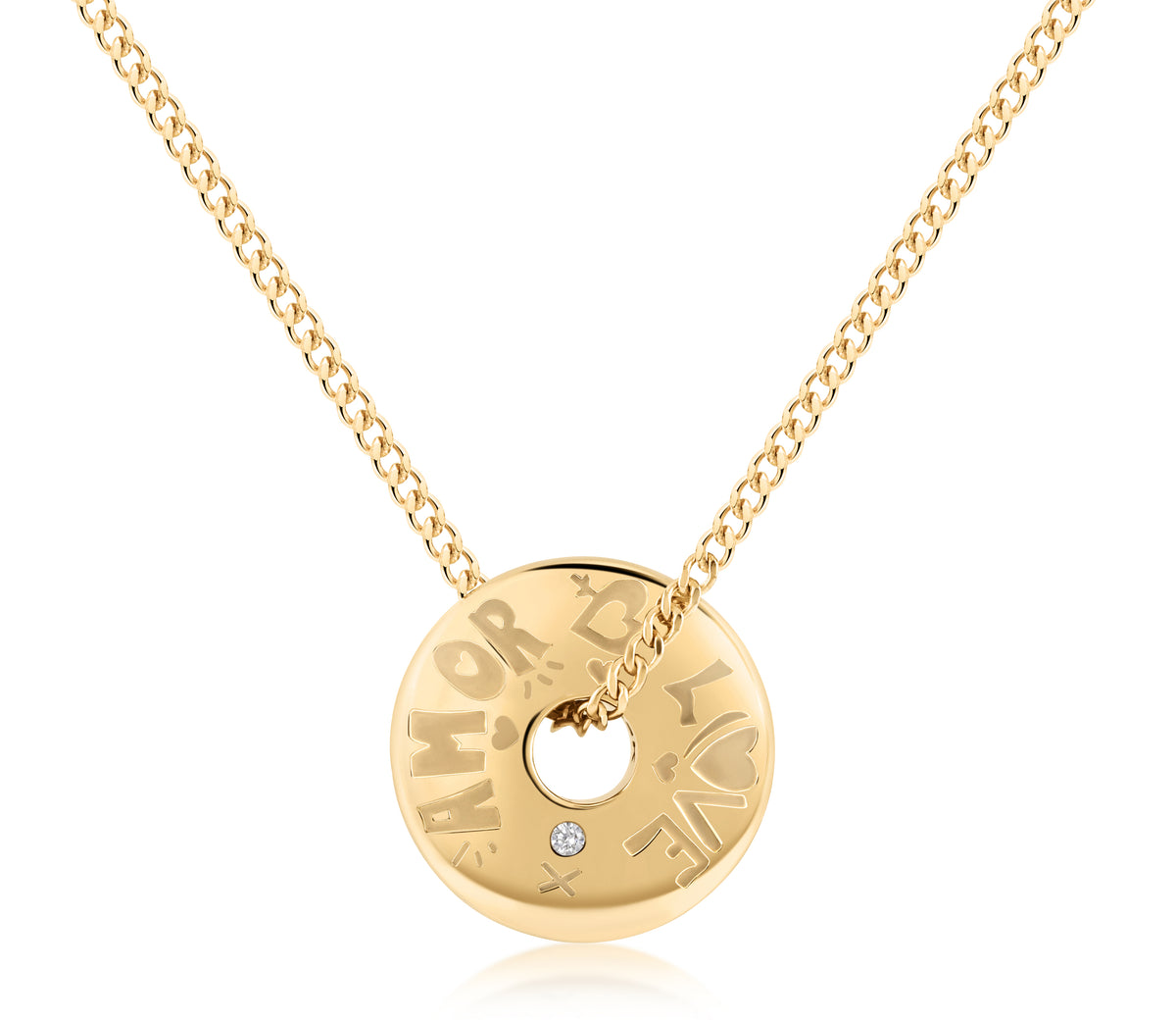 O Ring Love Languages Necklace