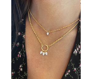 
                
                    Load image into Gallery viewer, Pear Cuddle Necklace
                
            