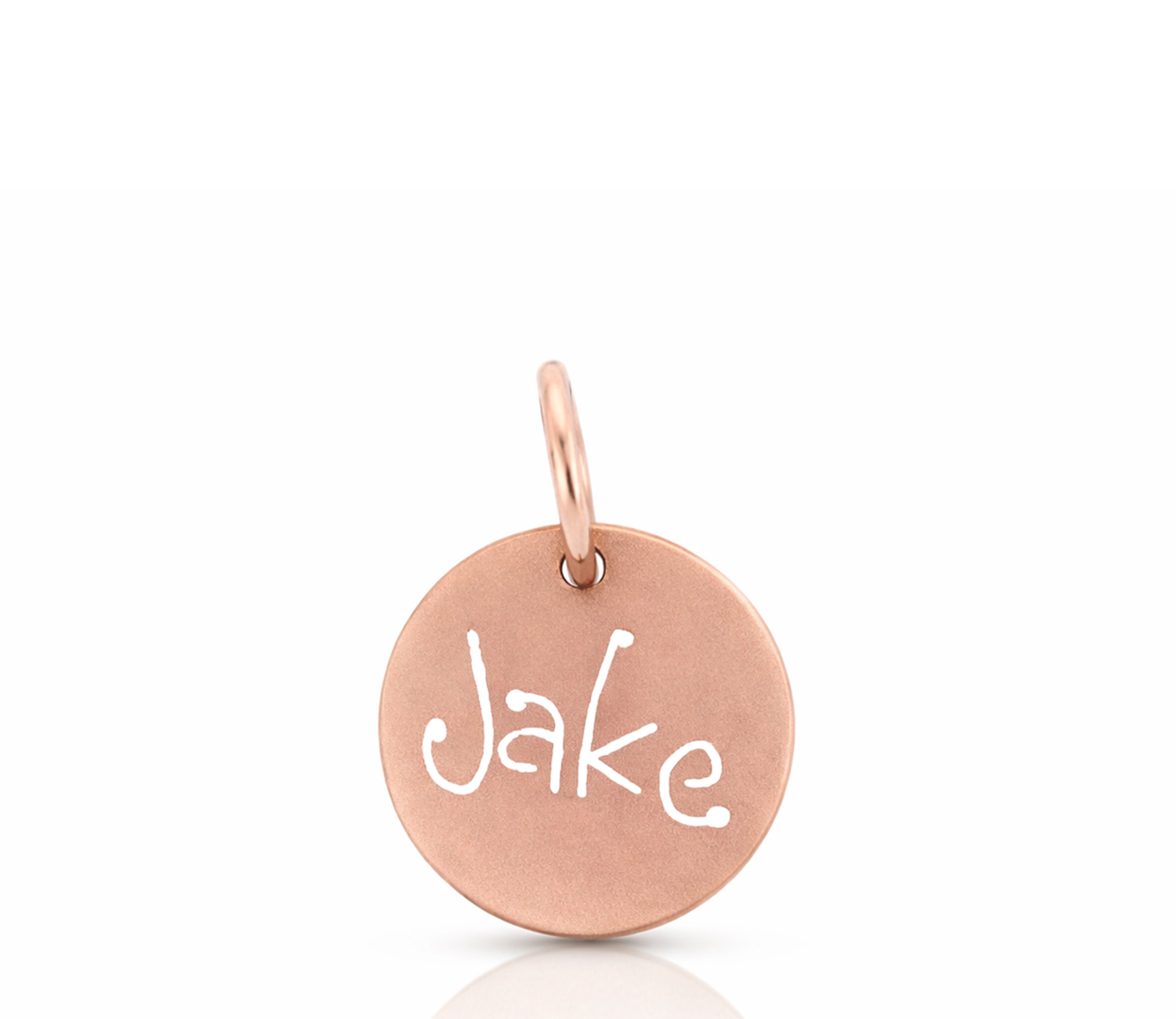 Rose Gold Carved Tag