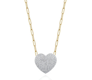  Sash & Soph Infinity Heart Necklace for Women. Gold