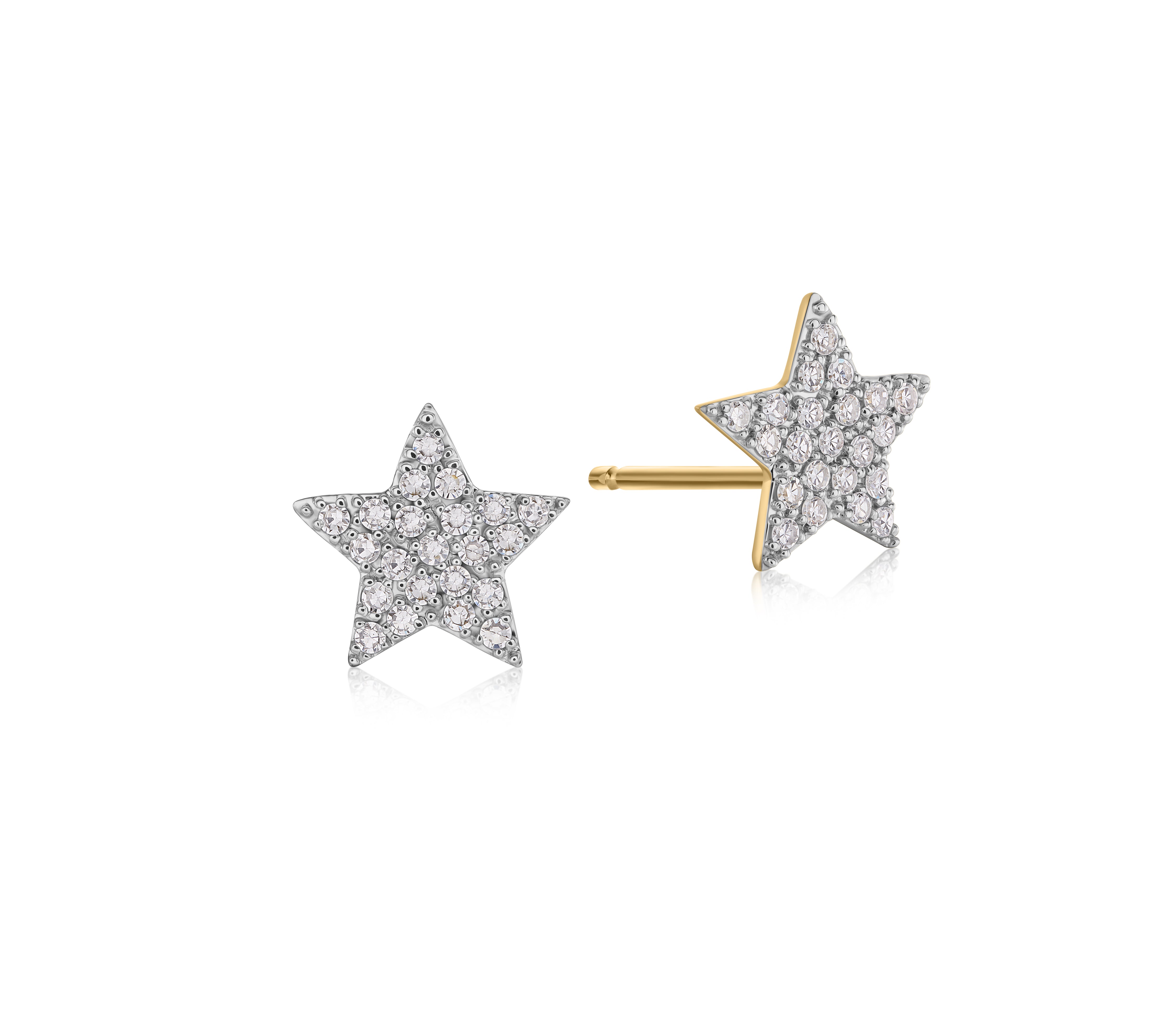 Mini Infinity Star Earrings