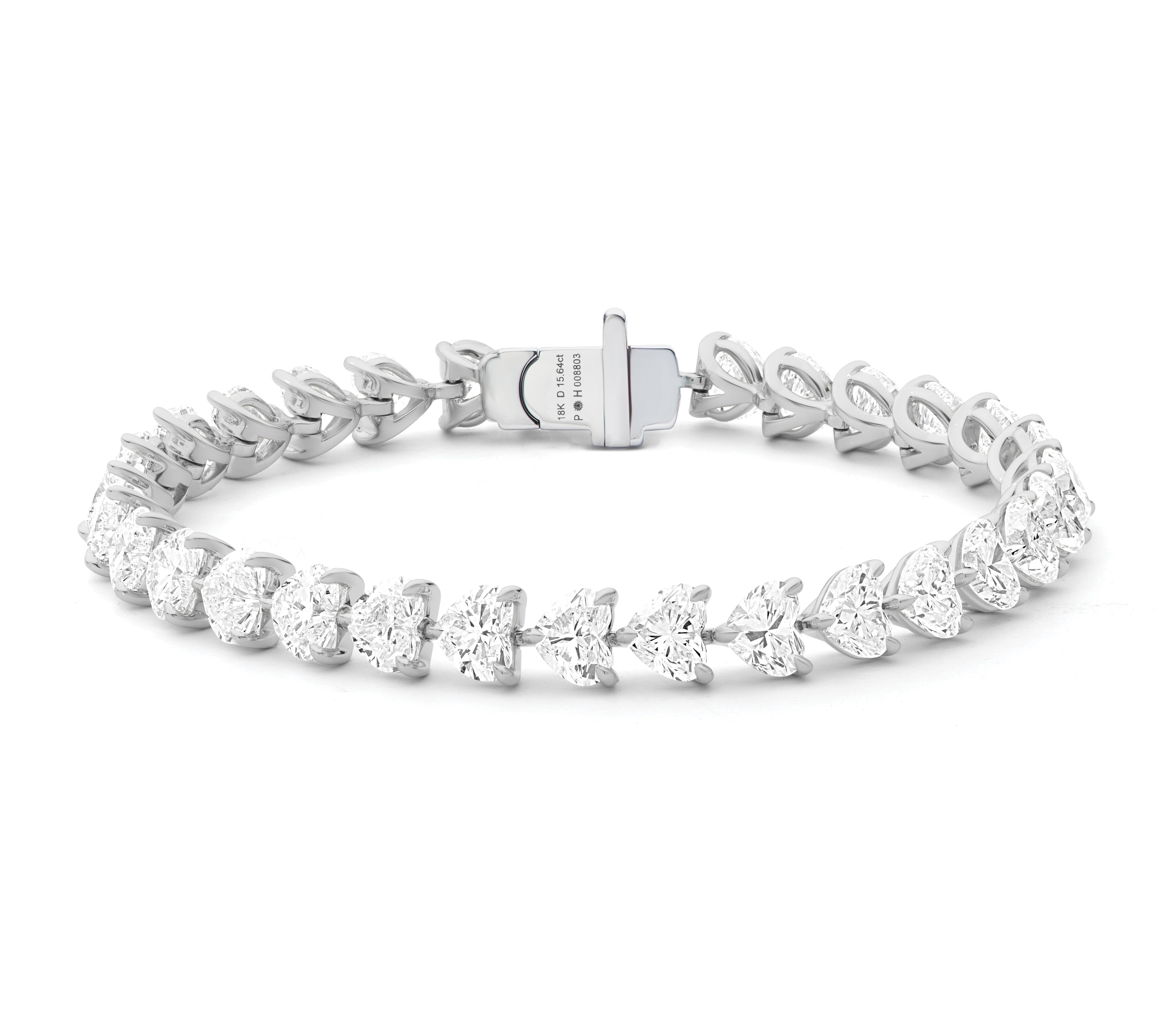 Heart Diamond Line Bracelet